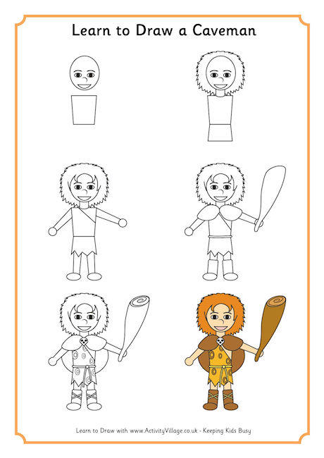 460x650 Learn To Draw A Caveman 460 2.jpg