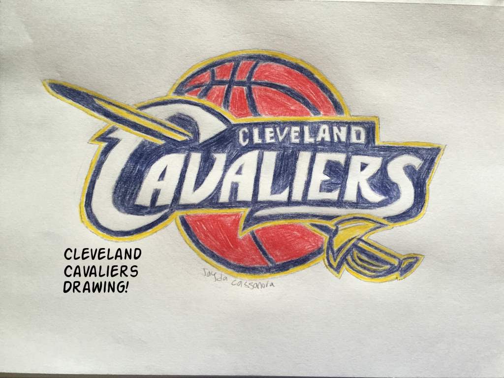 1024x768 Cleveland Cavaliers Logo Drawing (Time Lapse)