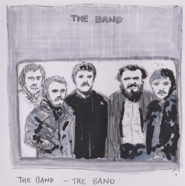 600x605 Hand Drawn Album Covers Illustrations Of Records, Cds And Singles