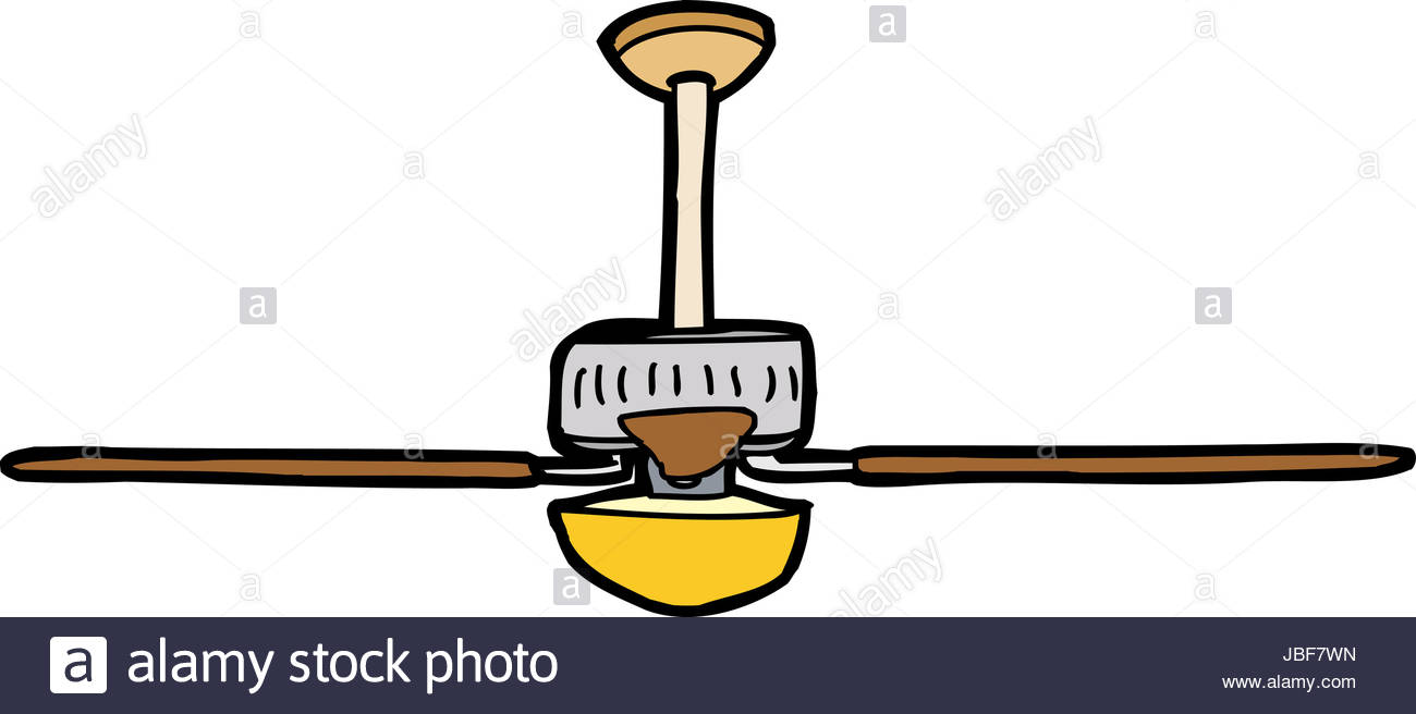 1300x656 Isolated Ceiling Fan Drawing On White Background Stock Photo