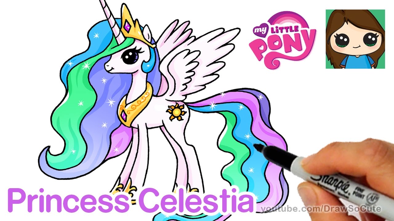 1280x720 How To Draw Princess Celestia