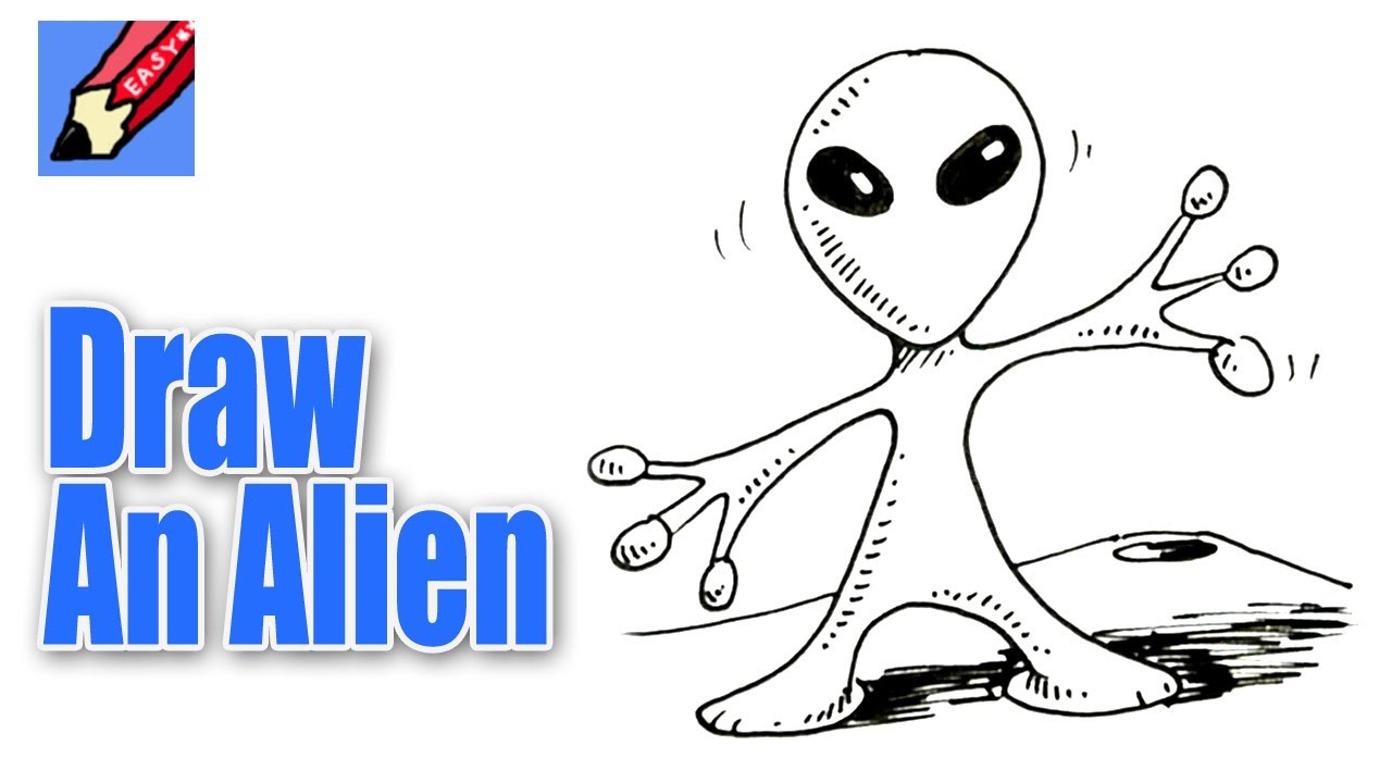 1280x720 Alien Cartoon Drawings Cartoon Drawings Aliens Vector Of A Cartoon