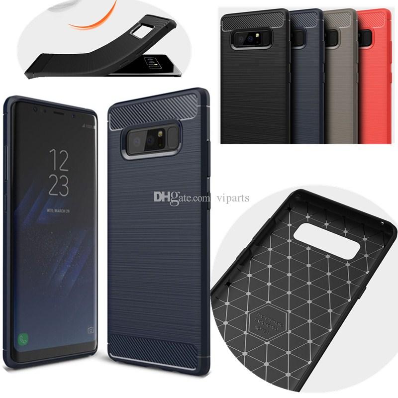800x800 Carbon Fiber Textured Brushed Drawing Case For Samsung Galaxy Note