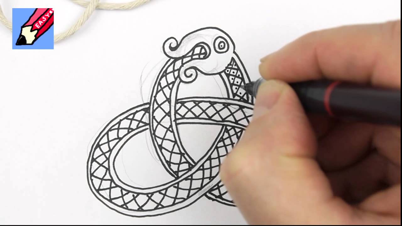 1280x720 How To Draw Celtic Snake Knots