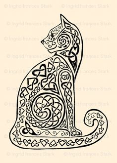 236x330 Celtic Cat Moon