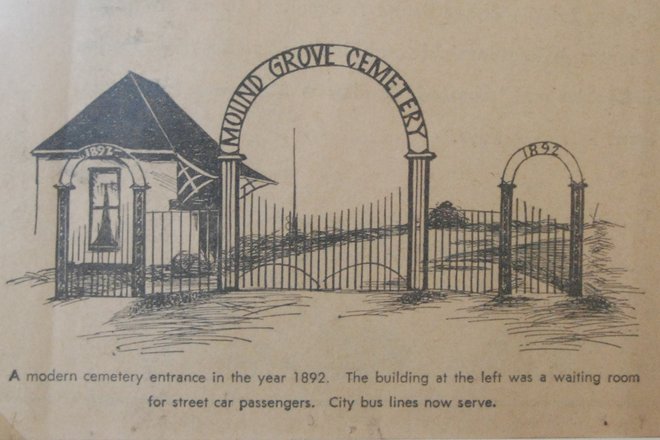 660x440 Grove Cemetery Old Entrance (Drawing)