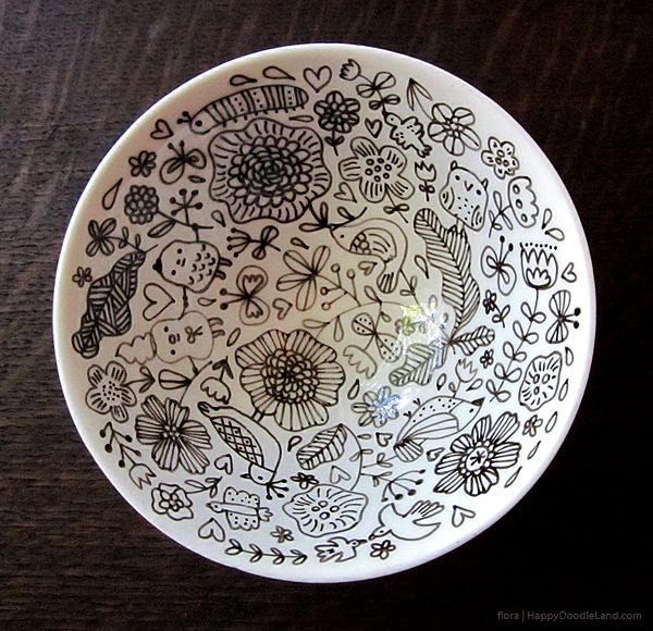 600x580 Drawing With A Ceramic Marker Happy Doodle Land My Works