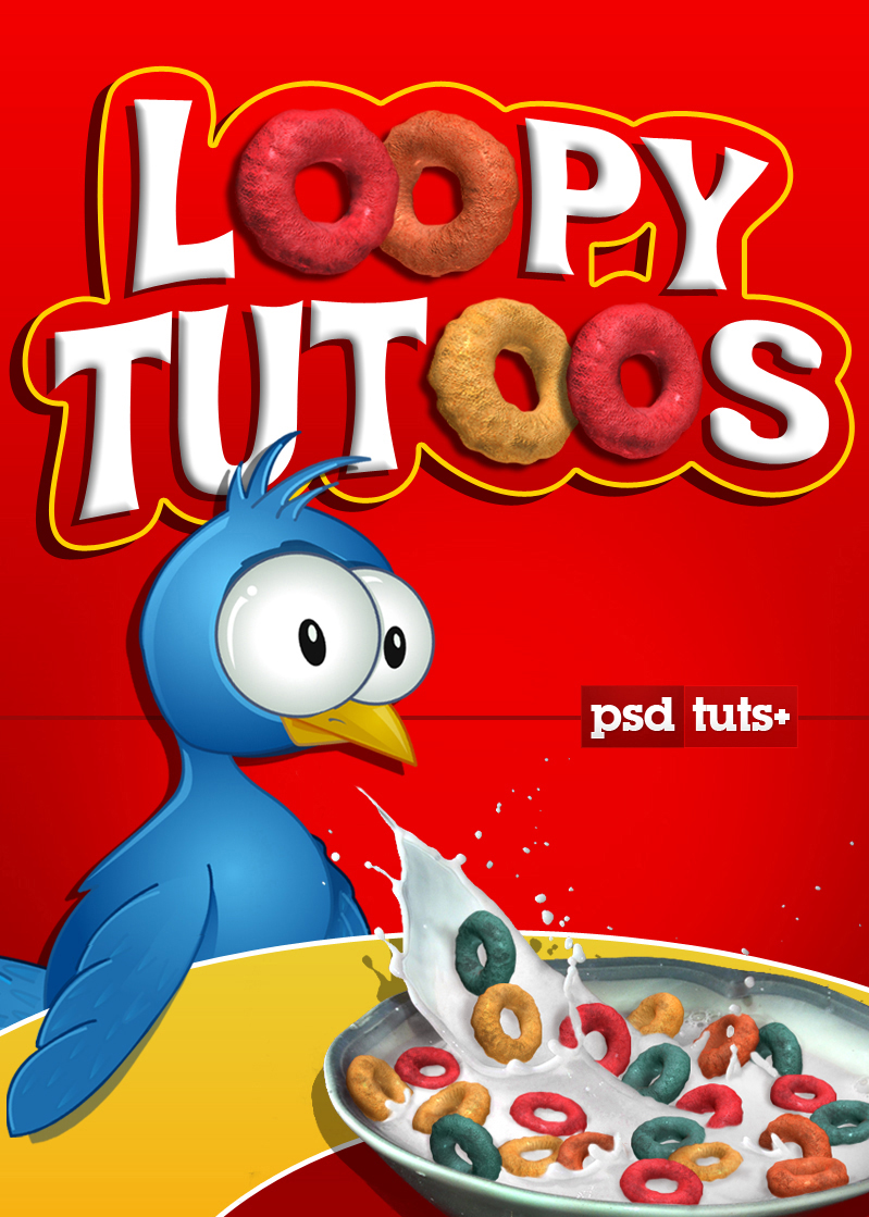799x1119 A Cereal Box Cover From Scratch Using Photoshop's 3d Tools
