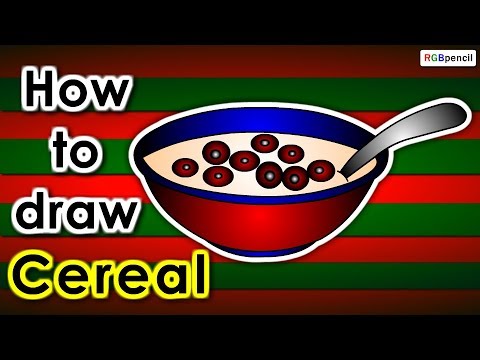 480x360 How To Draw Cereal Step By Step How To Draw Cereal For Kids