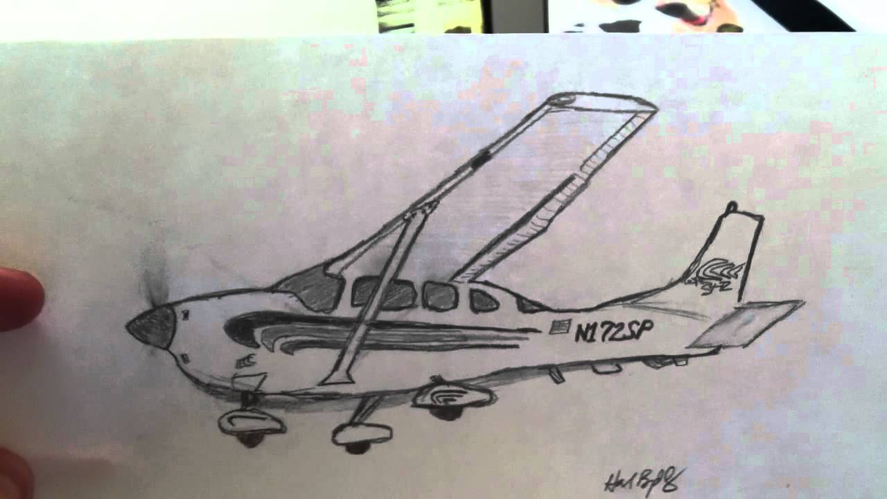 1280x720 Cessna 206 Drawing