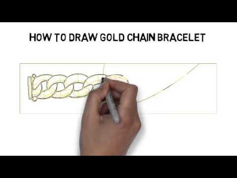 480x360 How To Draw Gold Chain Bracelet