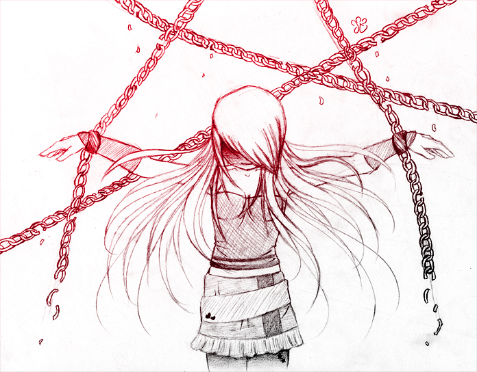 696x544 Broken Chains Sketch By Gezusfreek