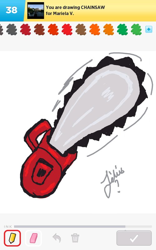 500x800 Chainsaw Drawings