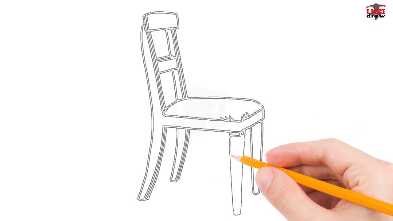 1280x720 How To Draw A Chair Step By Step Easy For Beginnerskids Simple