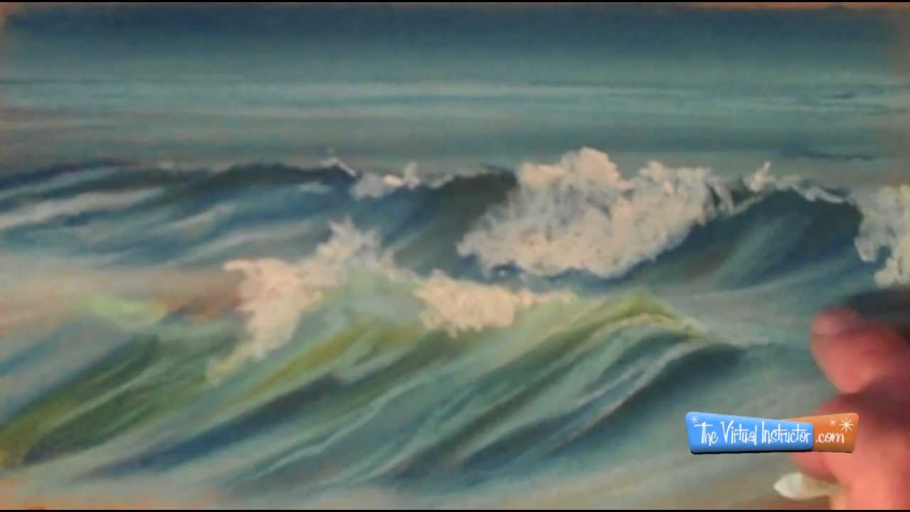 1280x720 How To Draw Waves With Chalk Pastels