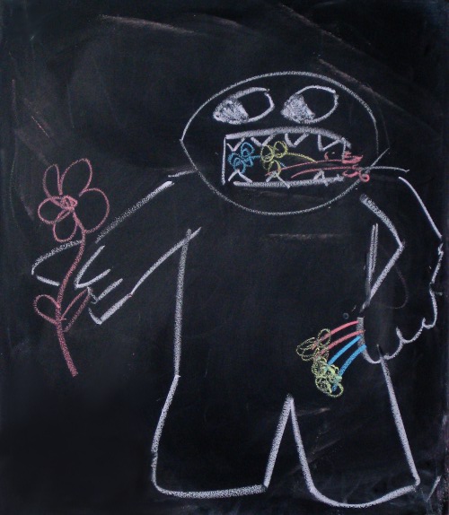 500x574 Chalkboard Drawing Drew's Directions