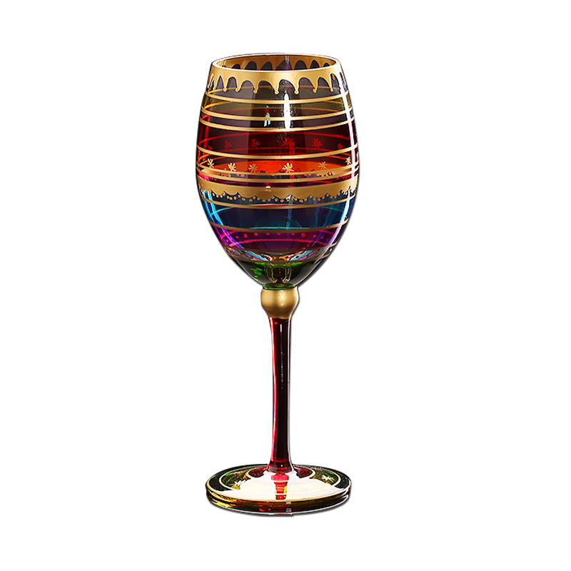 800x800 Colored Drawing Big Champagne Flute Glass Crystal Cup Red Wine