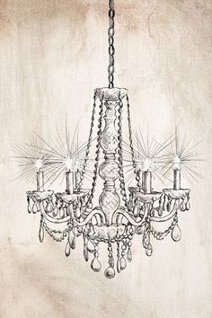 236x354 Set Of Chandelier Drawings Art Chandeliers