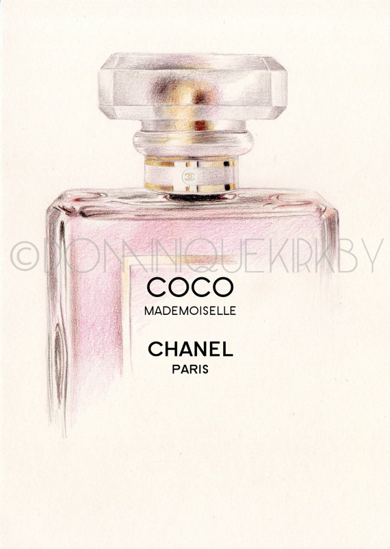 Chanel Perfume Bottle Drawing at GetDrawings | Free download