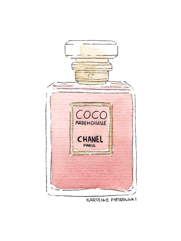 Chanel Perfume Drawing at GetDrawings | Free download