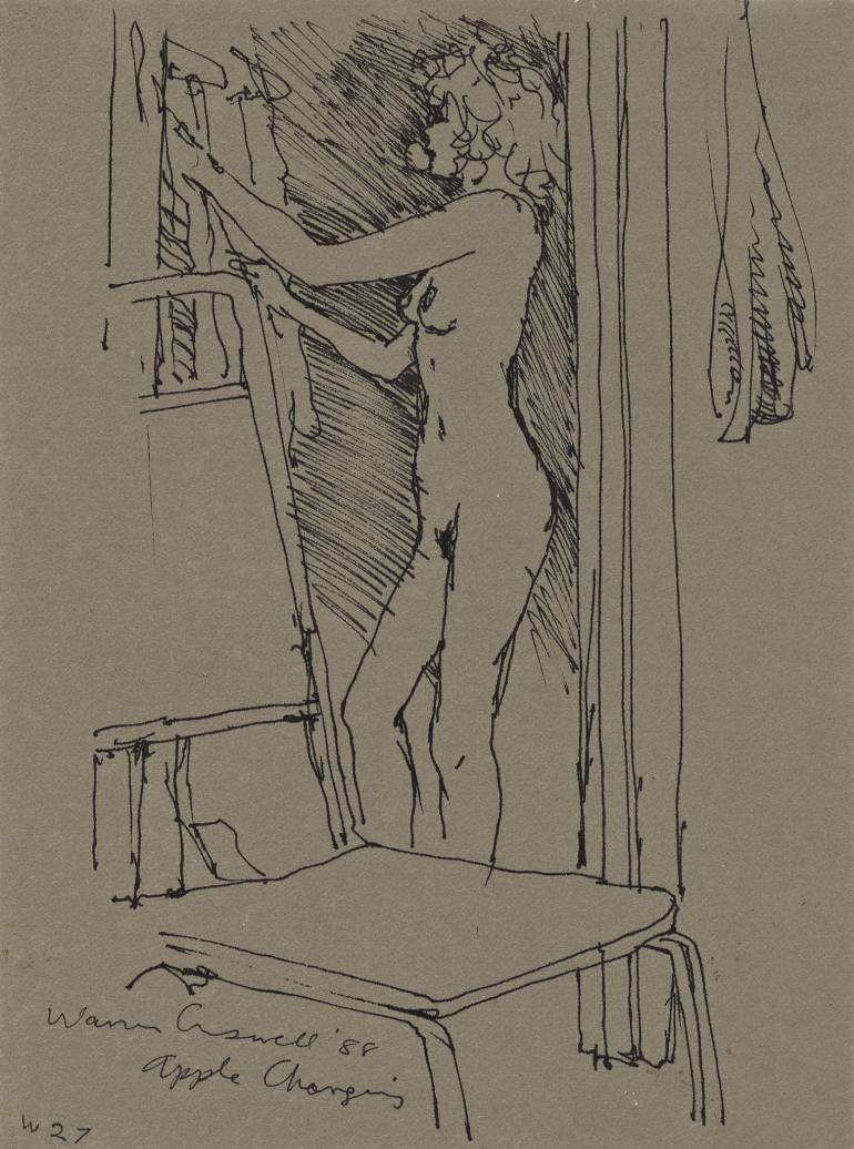 770x1036 Saatchi Art W27. Apple Changing Drawing By Warren Criswell