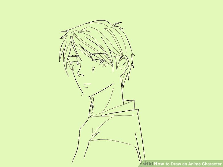 728x546 How To Draw An Anime Character (With Pictures)
