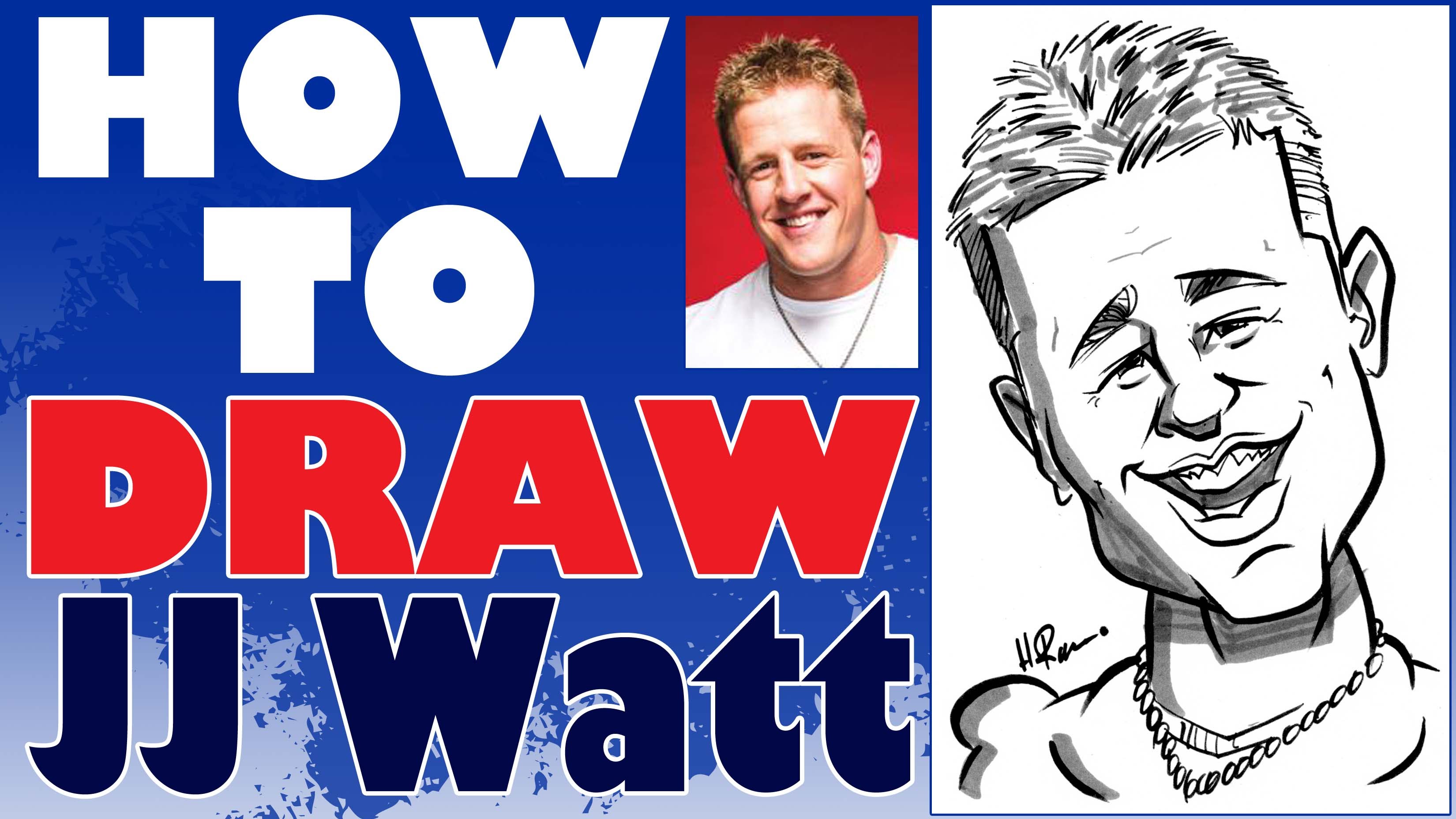 3300x1856 How To Draw A Quick Caricature Jj Watt