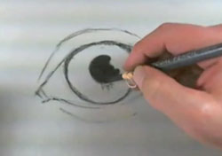 250x176 How To Draw A Realistic Eye With Charcoal