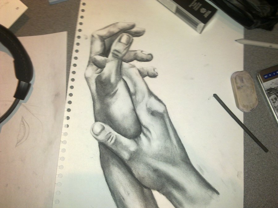 900x675 Charcoal Hands By Tehwardy