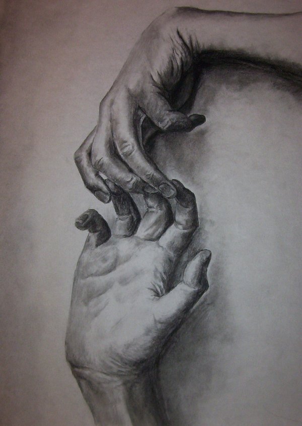600x845 Hand Study In Charcoal By Tigress66
