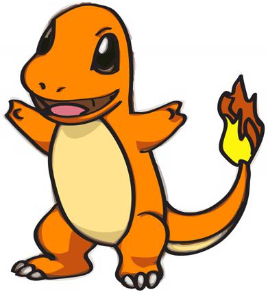 391x430 How To Draw Charmander