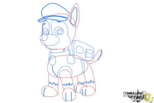 600x400 How To Draw Chase From Paw Patrol