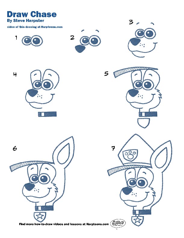 612x792 Learn How To Draw Chase. Be Sure To Check Out