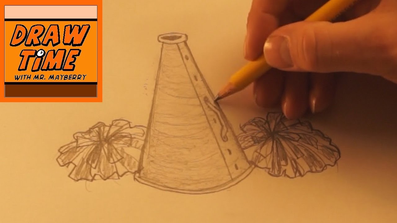 1280x720 How To Draw A Megaphone