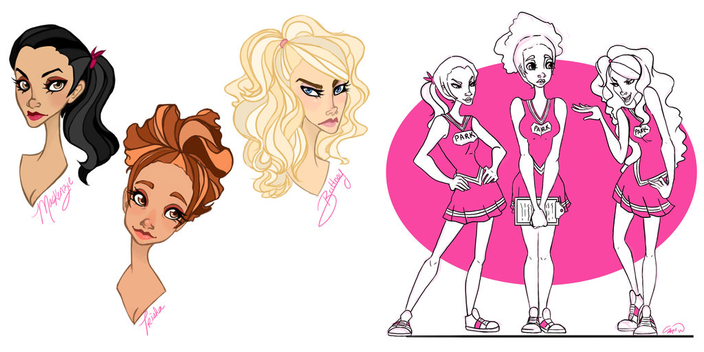 1024x512 Mpgis The Cheerleaders By Shmiley