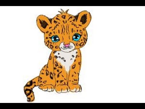 480x360 How To Draw A Cartoon Cheetah