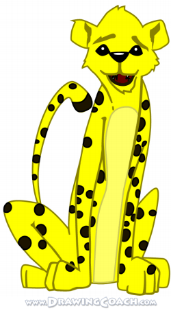 250x456 To Draw A Cartoon Cheetah