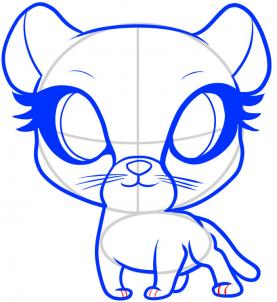 277x302 How To Draw How To Draw A Cheetah For Kids