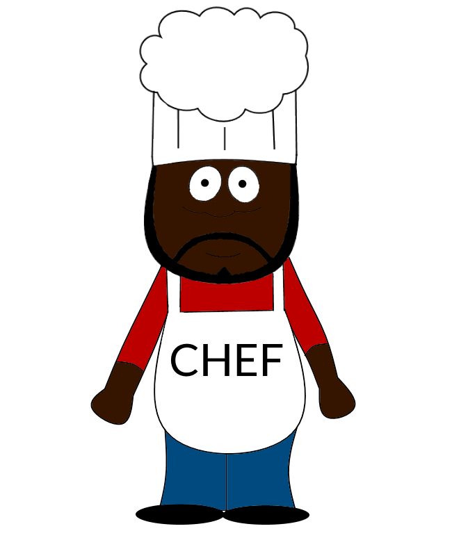 650x800 South Park Chef Drawing By Twisteddarkjustin