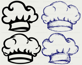 340x270 Chef Hat Drawing Etsy