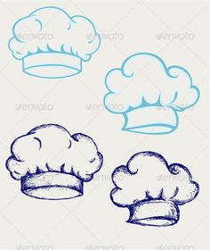 236x280 White Chef Hats, Toques And Caps Creative, Cardmaking And Craft