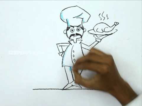 480x360 How To Draw A Chef