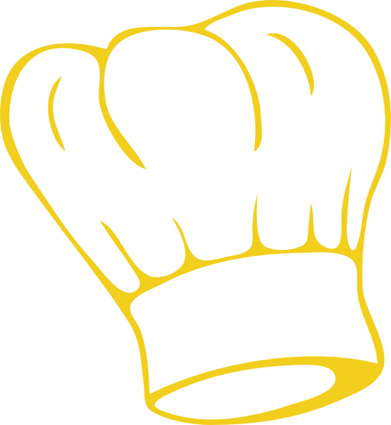 552x599 Chef Hat Gold Clip Art