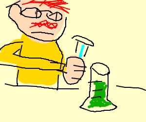 300x250 Walter White As A Red Head Mixes Chemicals