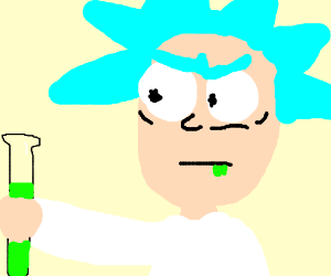 300x250 Old Scientist Holding Chemicals