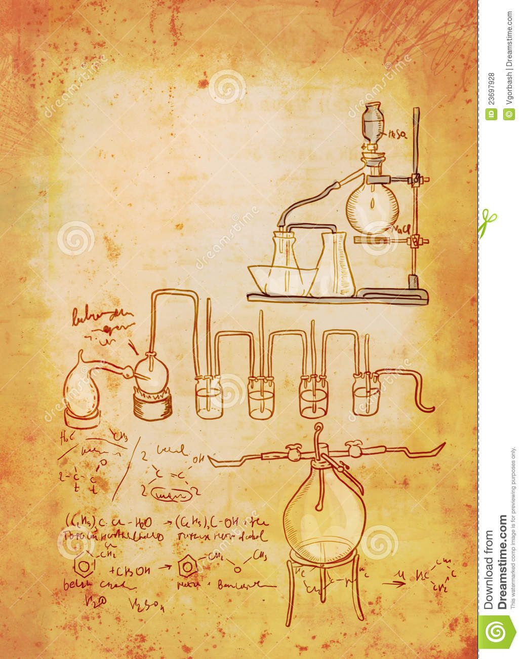 1033x1300 Laboratorium Chemiczne Vintage