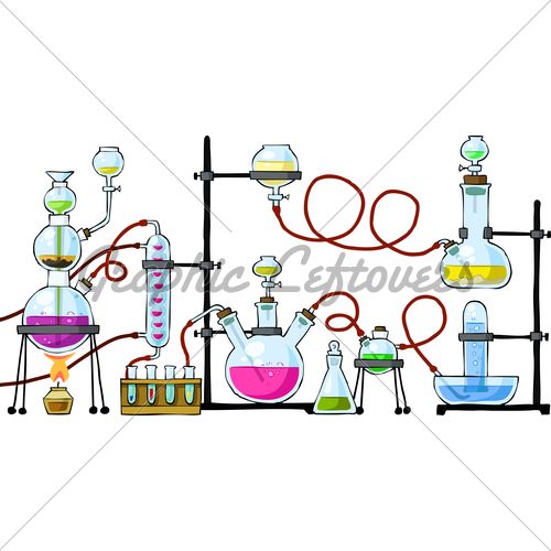 500x500 Chemistry Lab Drawing