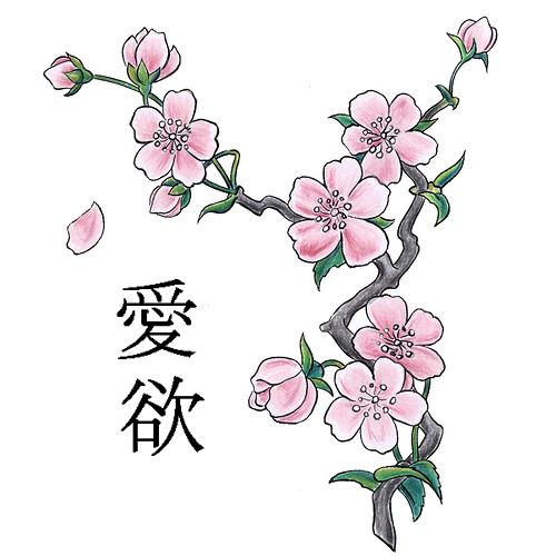 500x500 Cherry Blossom Tattoo By Thetempestofnature