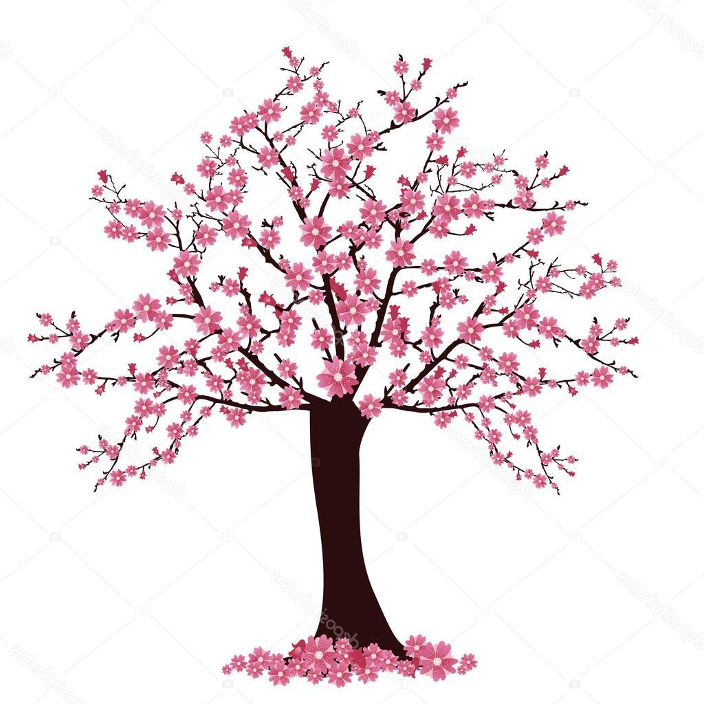 1024x1024 Cherry Tree Drawing How To Draw A Japanese Cherry Tree (Time Lapse