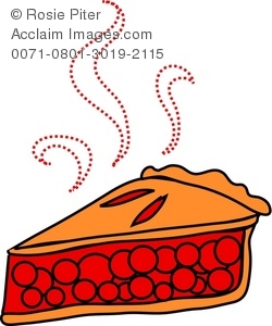 250x300 Illustration Of A Piece Of Cherry Pie